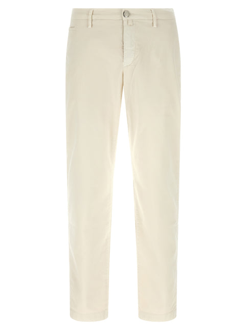 Jacob Cohen White Cotton Chino Pants