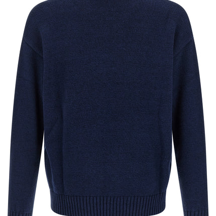 Polo Ralph Lauren Blue Linen Cardigan