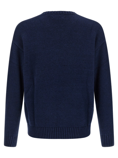 Polo Ralph Lauren Blue Linen Cardigan