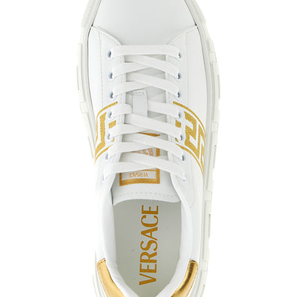 Versace Gold Nylon Platform Sneakers