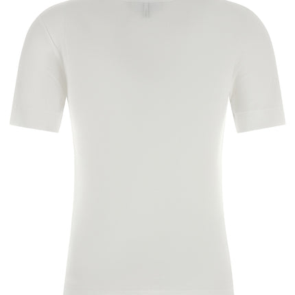 Ganni White Organic Cotton T-Shirt