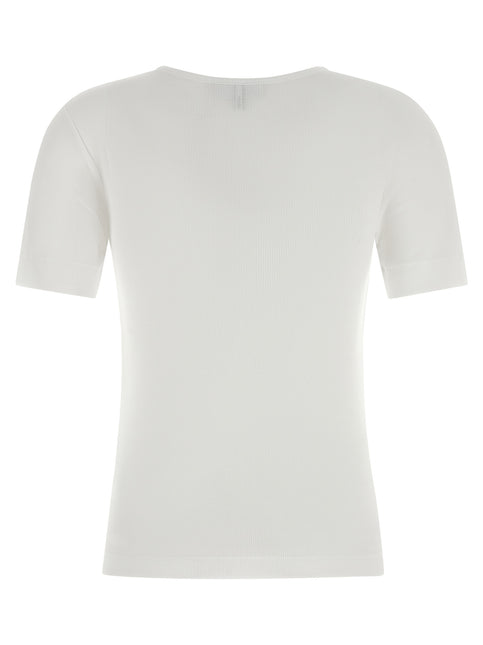 Ganni White Organic Cotton T-Shirt