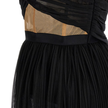Nensi Dojaka Black Viscose Long Dress