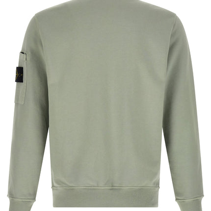 Stone Island Bicolor Cotton Sweatshirt