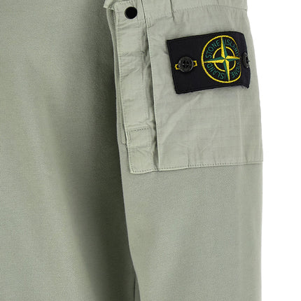 Stone Island Bicolor Cotton Sweatshirt