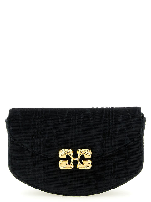 Ganni Black Polyester Cardholder