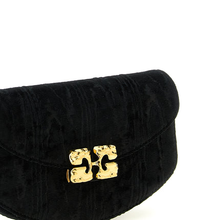 Ganni Black Polyester Cardholder
