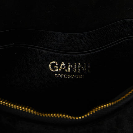 Ganni Black Polyester Cardholder