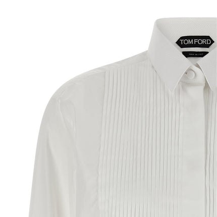 Tom Ford White Cotton Blouse