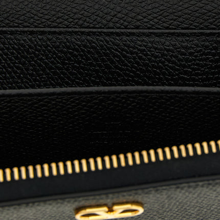 Valentino Garavani Black Calfskin Cardholder