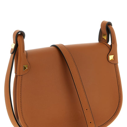 Valentino Garavani Brown Calfskin Shoulder Bag