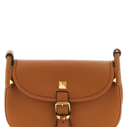 Valentino Garavani Brown Calfskin Shoulder Bag