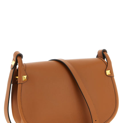 Valentino Garavani Brown Calfskin Shoulder Bag