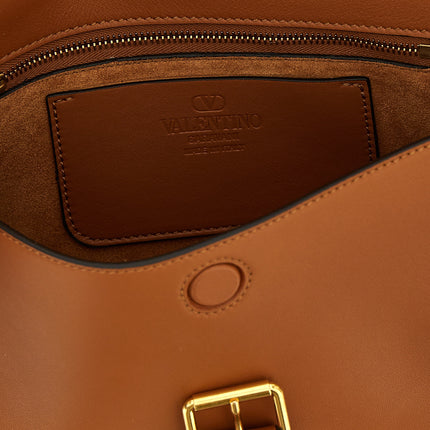 Valentino Garavani Brown Calfskin Shoulder Bag