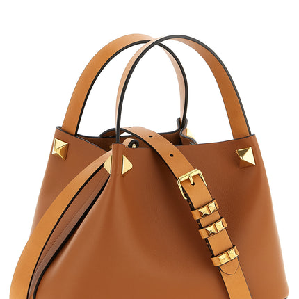 Valentino Garavani Brown Calfskin Tote Bag