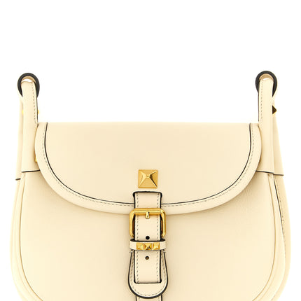 Valentino Garavani White Calfskin Shoulder Bag