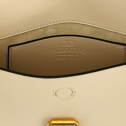 Valentino Garavani White Calfskin Shoulder Bag