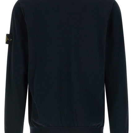 Stone Island Blue Cotton Cardigan