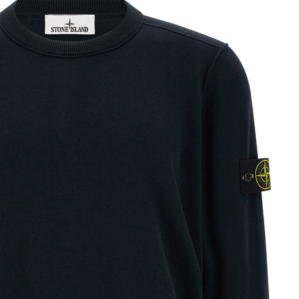 Stone Island Blue Cotton Cardigan