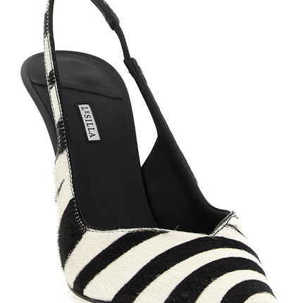LE SILLA Bicolor Calfskin High Heel Pumps