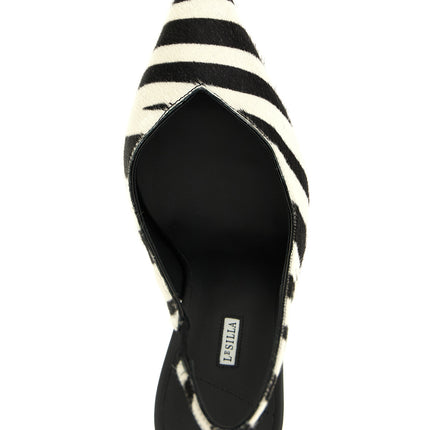 LE SILLA Bicolor Calfskin High Heel Pumps