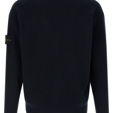 Stone Island Blue Cotton Cardigan