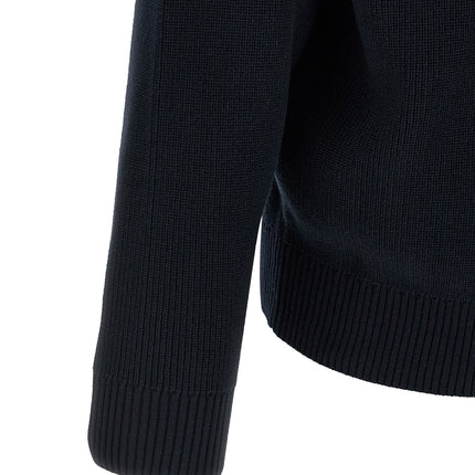 Stone Island Blue Cotton Cardigan