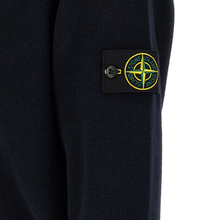 Stone Island Blue Cotton Cardigan