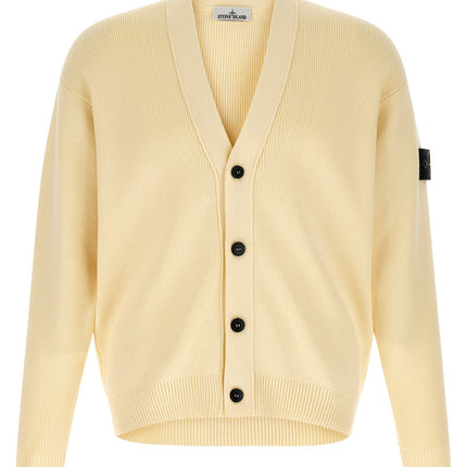 Stone Island Beige Cotton Cardigan