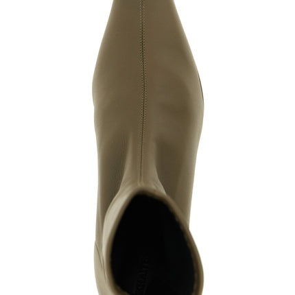 Khaite Bicolor Lambskin Ankle Boots