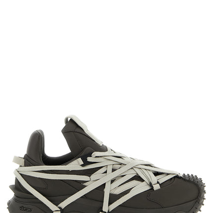 Rick Owens Brown Cowhide Athletic Sneakers