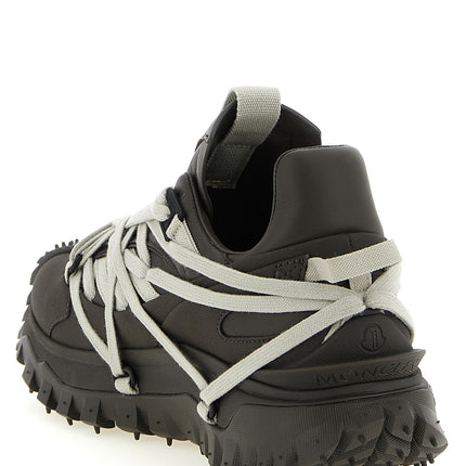 Rick Owens Brown Cowhide Athletic Sneakers