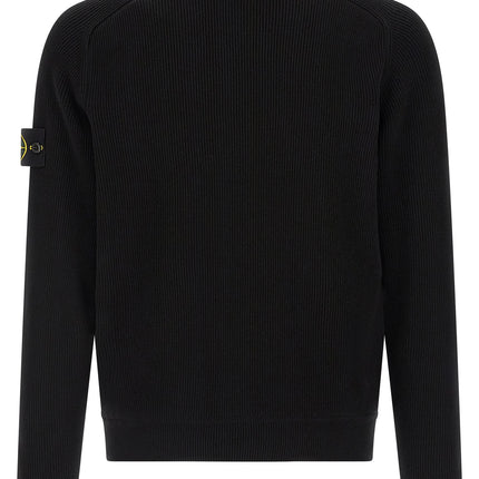 Stone Island Black Cotton Cardigan