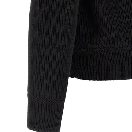 Stone Island Black Cotton Cardigan