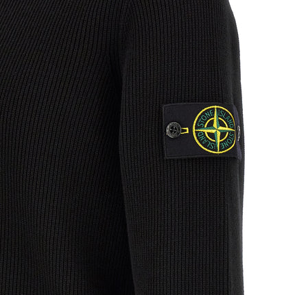 Stone Island Black Cotton Cardigan