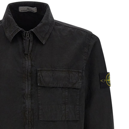 Stone Island Black Cotton Blouse