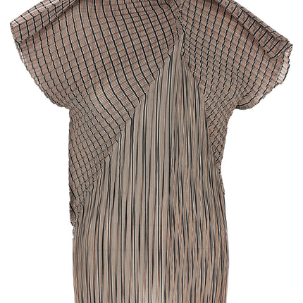 Issey Miyake Brown Polyester Blouse