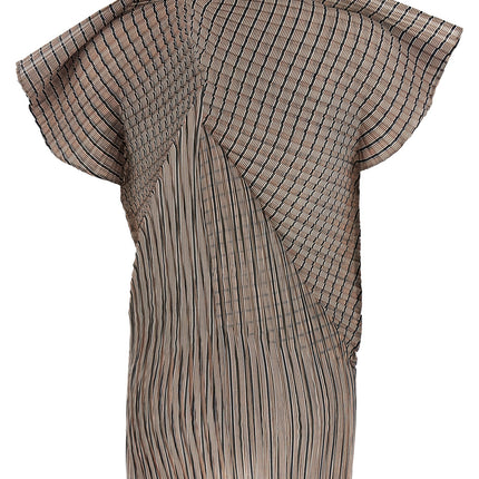 Issey Miyake Brown Polyester Blouse