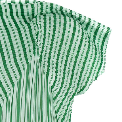 Issey Miyake Bicolor Polyester Pattern Shirt