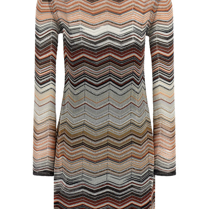 Missoni Brown Viscose Short Dress
