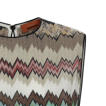 Missoni Multicolor Viscose Sleeveles T-Shirt