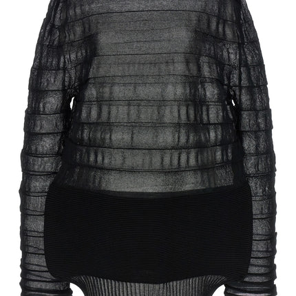 Issey Miyake Black Polyester Sweatshirt