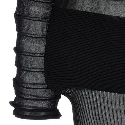 Issey Miyake Black Polyester Sweatshirt