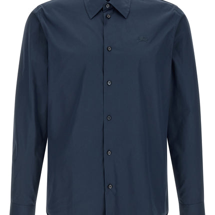 Burberry Blue Cotton Blouse