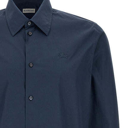 Burberry Blue Cotton Blouse