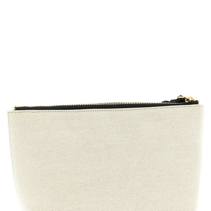 Givenchy Beige Cotton Clutch Bag