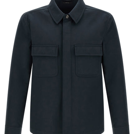 Tom Ford Blue Cotton Blouse