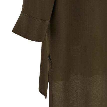 Tom Ford Bicolor Silk Midi Dress