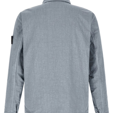 Stone Island Blue Polyamide Blouse