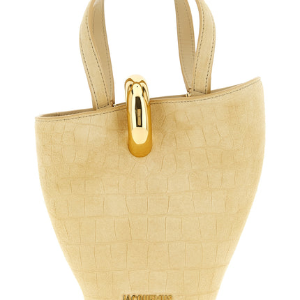 Jacquemus Beige Calfskin Handbag